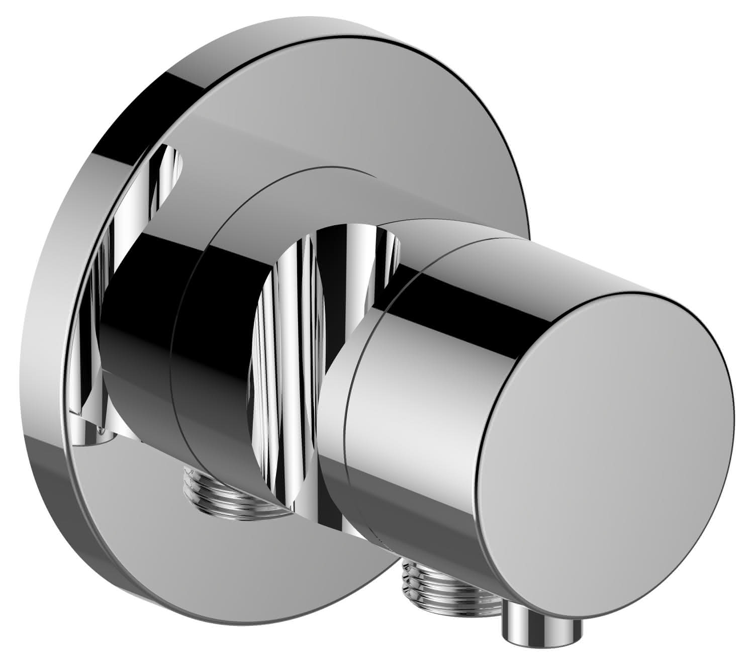 KEUCO 2-Wege Umstellv. IXMO Comfort 59556, Schlauchanschl./Brauseh.,rund,verchromt