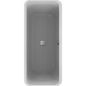 IS Duo-Badewanne Tonic II, freist,m.Abl, m.Füller, 1800x800x600mm, Weiß