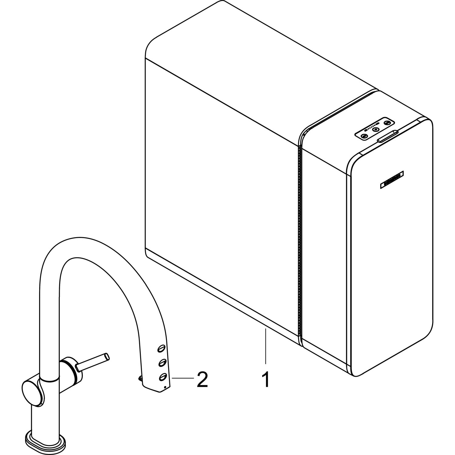 Hansgrohe SodaSystem 210 Aqittura M91 1jet Starter Set chrom