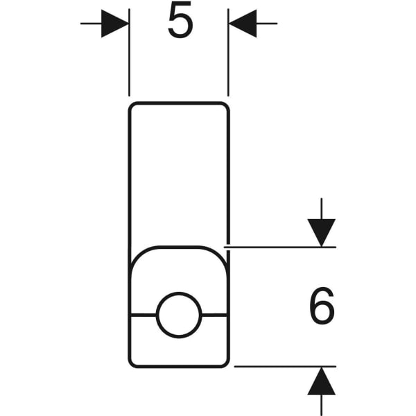 Geberit Mepla Metallrohr-Anschlussbogen 90Gr mit Anschlussverschraubung d16-15-L30