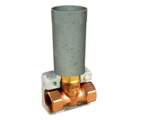 Flamco Rotguss-Unterputzventil DN20 Muffe-Muffe