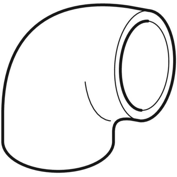 Geberit PE Bogen 88,5Gr d75