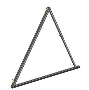 Remeha Flachdachständer Triangel Omega Unterteil Erweiterungskoll. waagerecht Remeha Flachdachständer Triangel Omega Unterteil Erweiterungskoll. waagerecht