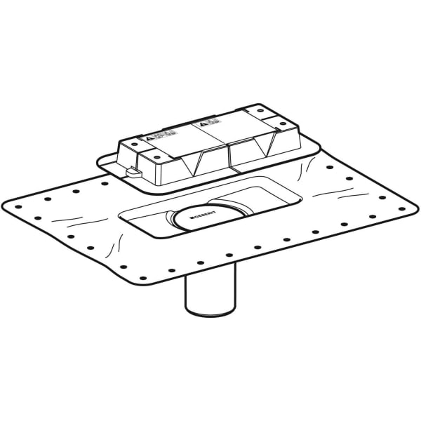 Geberit Flanschaufsatz zu DR CleanLine