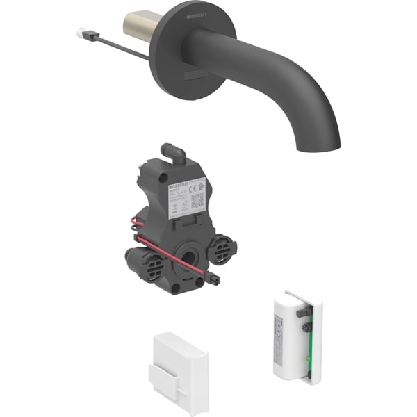 Geberit Piave WT-Arm., Wandmontage, Generator für UP-Funkt.Box, o.Misch.,L:22cm, swm