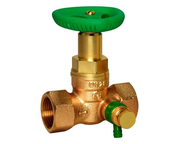 Flamco Rotguss-Kolbenventil DN50, Entleerung Muffe-Muffe Flamco Rotguss-Kolbenventil DN50, Entleerung Muffe-Muffe