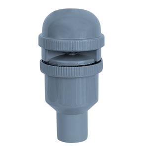 airfit Rohrbelüfter DN 32 für Abflussrohr, aus PP, grau