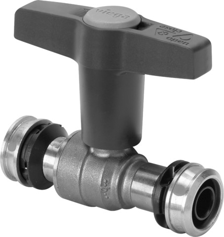 Viega Kugelhahn mit SC Easytop 5375 in 25mm Siliziumbronze