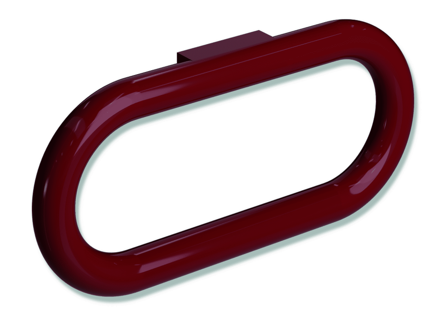 HEWI Handtuchring Ser 477 d:28mm, schwenkbar rubinrot