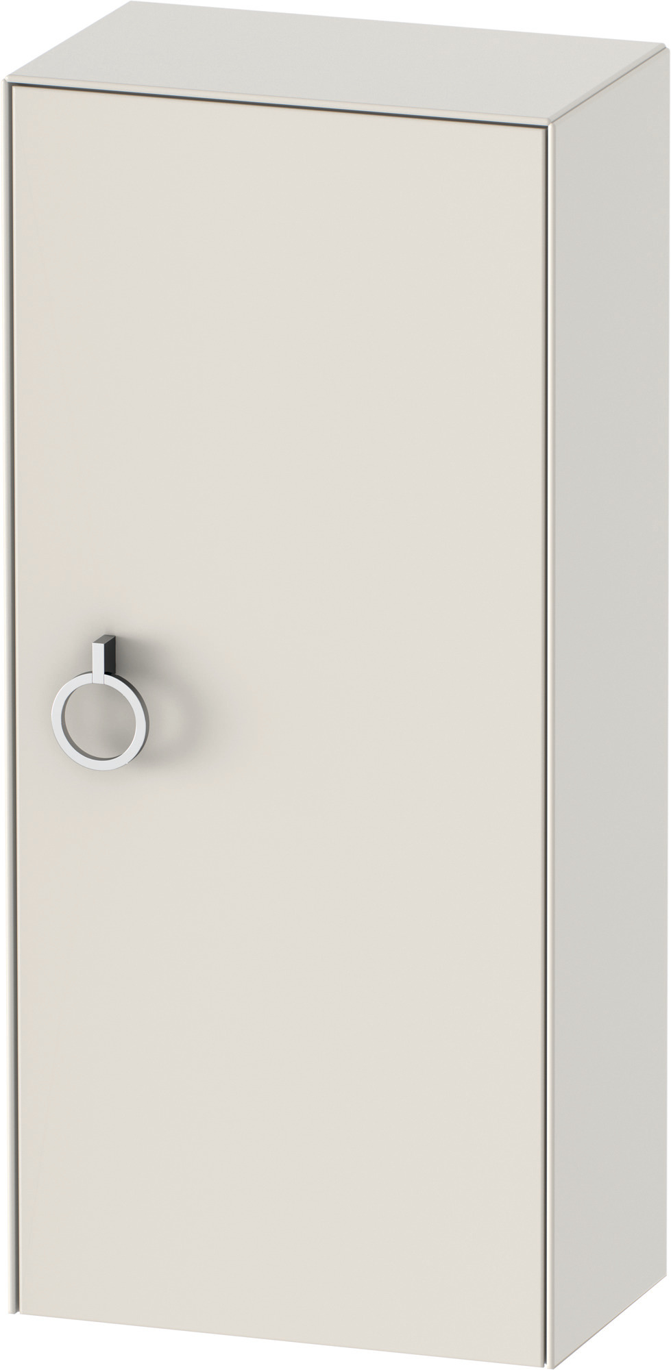 Duravit Halbhochschrank White Tulip,m.Griff TA r.,880x400x240,Nordic Weiß Sdm.