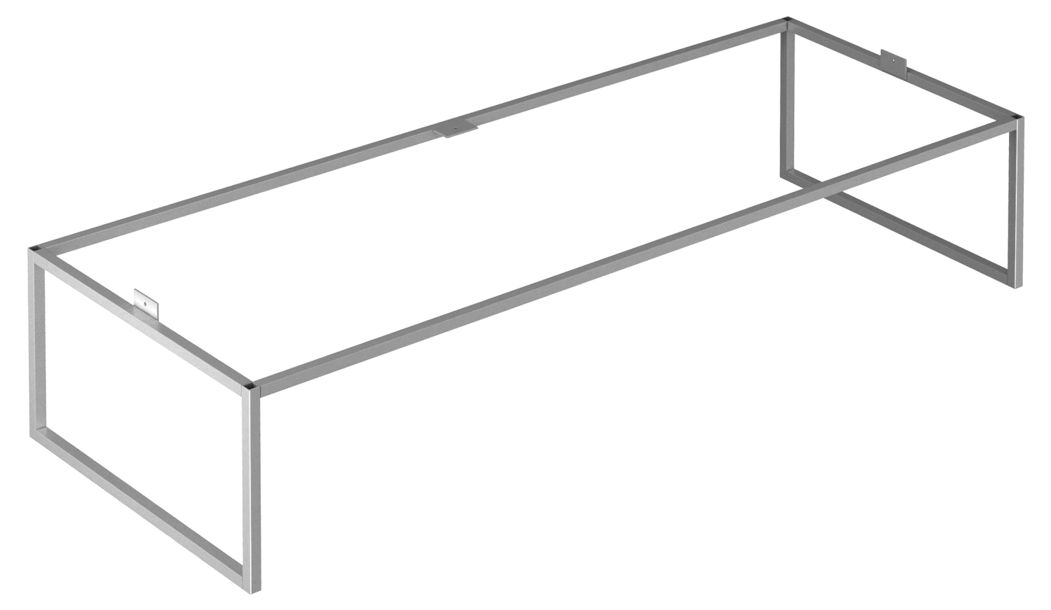 KEUCO Bodengestell X-Line 33198, weiß, 1200x255x470mm