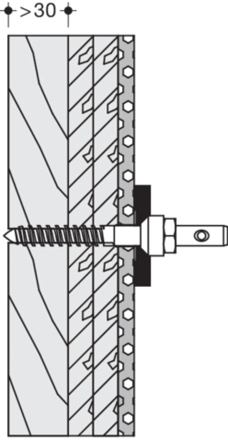 HEWI BM Rückenstütze 801/805 Classic, 1 Bef-P., Leichtbauw./Schichtholzpl.