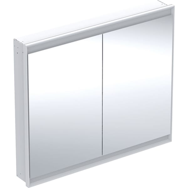 Geberit ONE Spiegelschrank mit ComfortLight 2 Türen, UP-Mont., 105x90x15cm, weiß