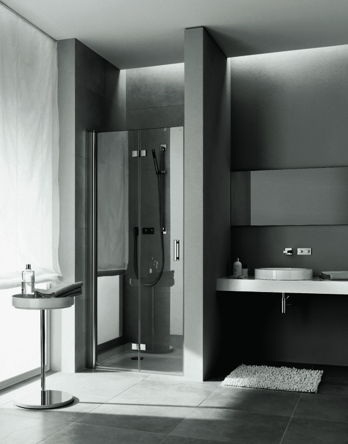 KR Kermi Pendel-Falttür Diga 2DR 1200x 2000 BV: 1183-1208 SIHG ESG klar