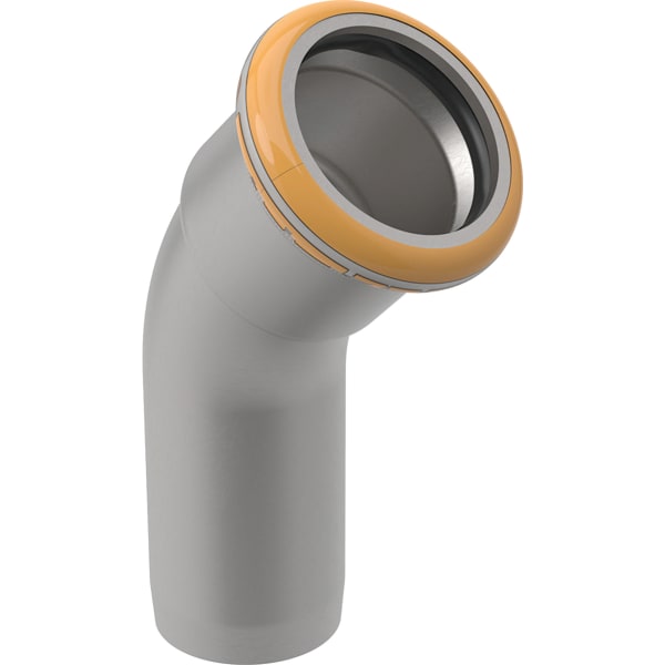 Geberit Mapress Therm Bogen 45Gr d22 mit Einschubende