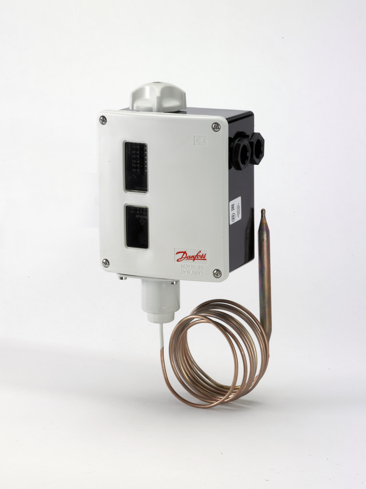 Danfoss Thermostat RT 123 150 - 250 C, Kap, Länge 2 m