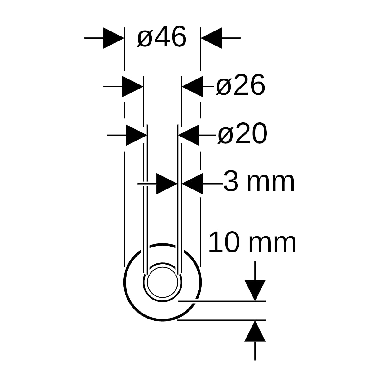 Geberit Mepla Systemrohr ML, rund vorgedämmt d26 L25m, Dämmung 10mm