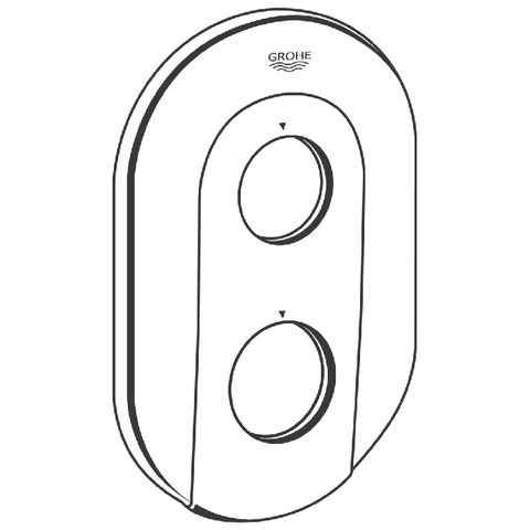 GROHE Rosette 47526 chrom