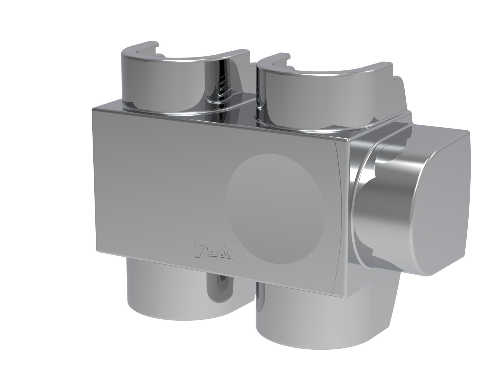 Danfoss Kunststoffabdeckung für VHS-DV DG, Fühler links in Chrom, HK 1/2"