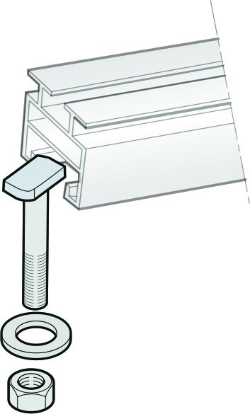 Remeha Hammerkopf-Schrauben-Set EG373, für Profilbef., 100 Stk. Remeha Hammerkopf-Schrauben-Set EG373, für Profilbef., 100 Stk.