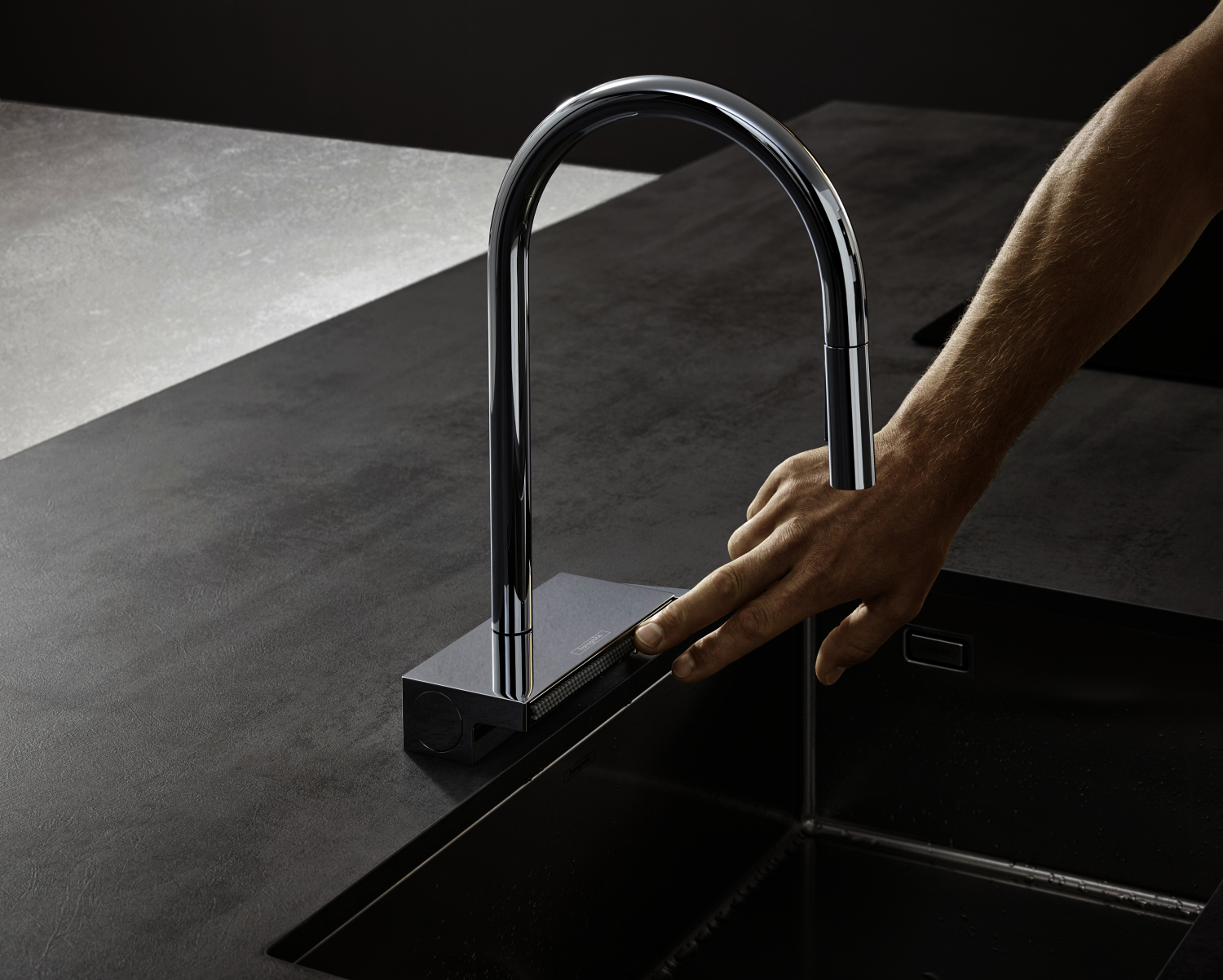 Hansgrohe Spültischmischer 170 Aquno Select M81 Ausziehbrause 3jet chrom
