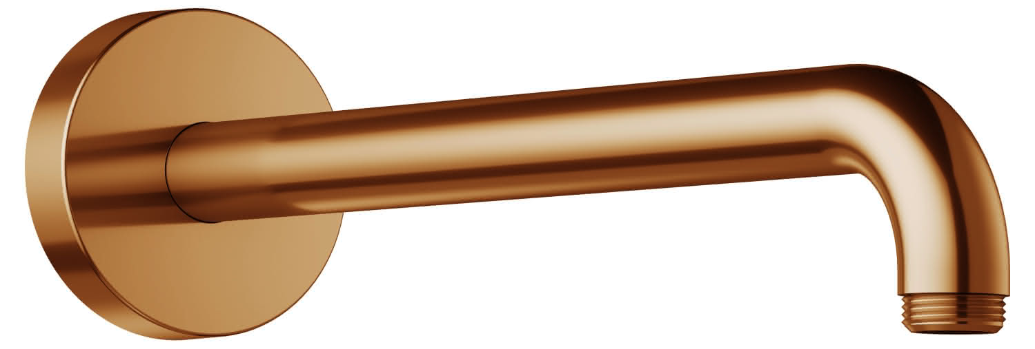 KEUCO Brausearm Elegance 51688, Wandanschluss, 300 mm, Bronze gebürstet