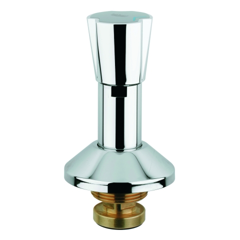 GROHE Oberteil 11516 1 1/4" für UP-Ventile Dreikantgriff blau/rot chrom