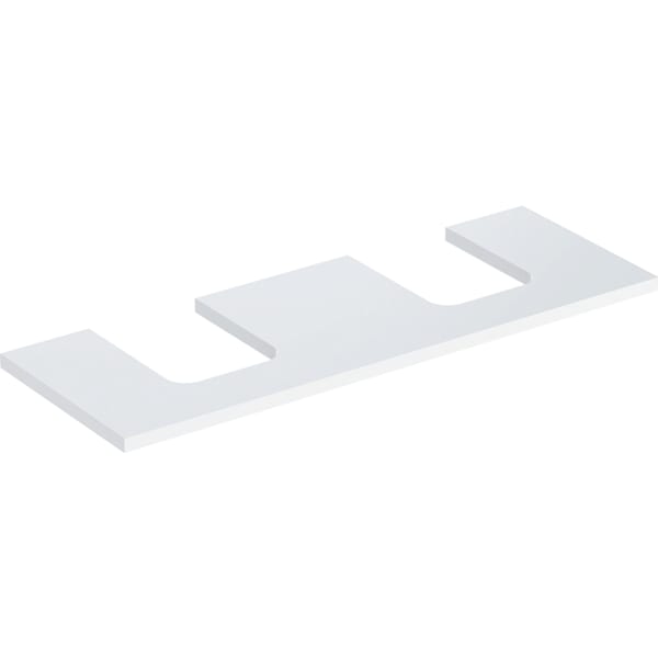 Geberit ONE WT-Pl. Aus re/li f. AWT Schalenf. 135x3x47cm, weiß hgl.