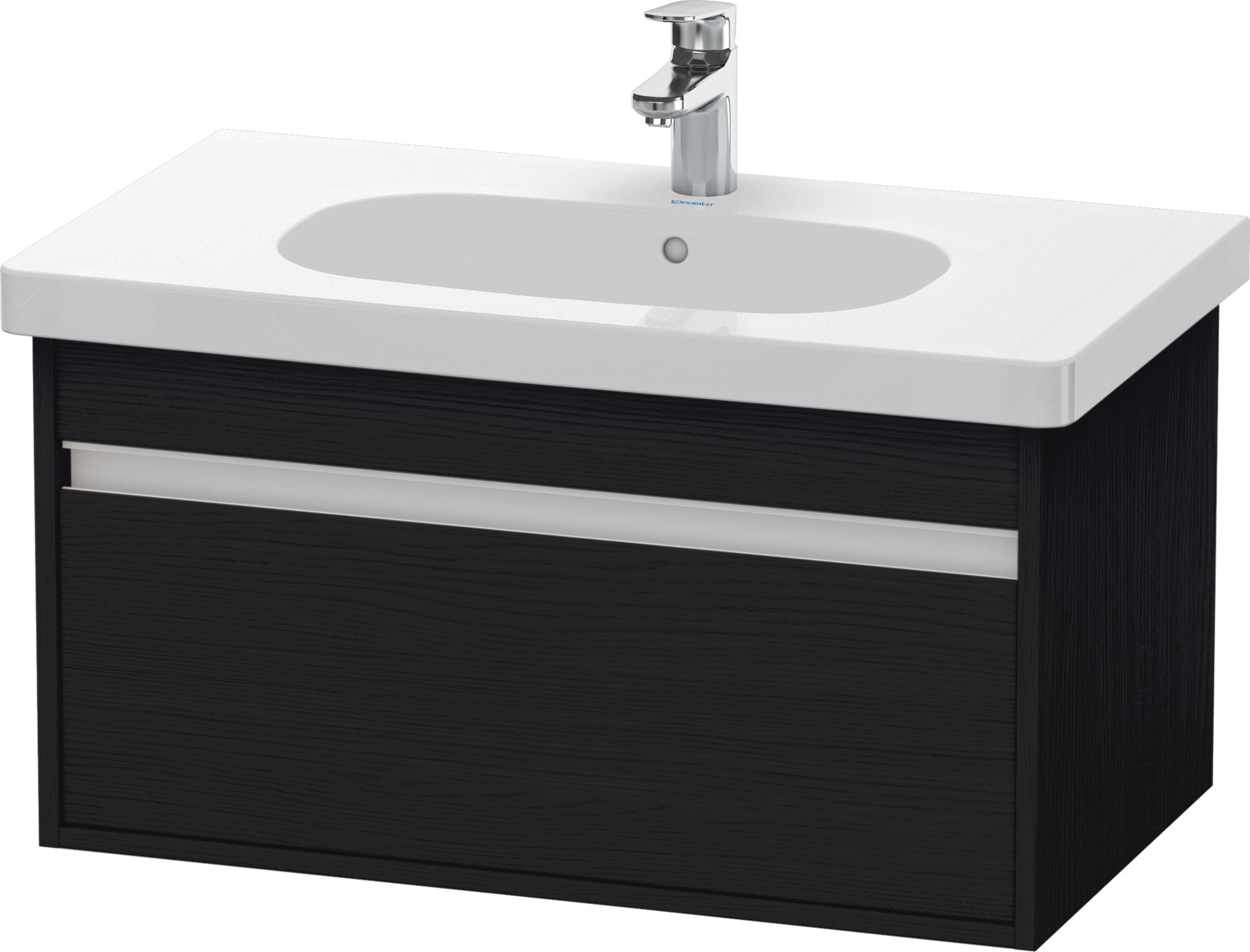 Duravit WTU wandhängend Ketho 455x800x410mm 1 Auszug, für 034285, Eiche Schwarz