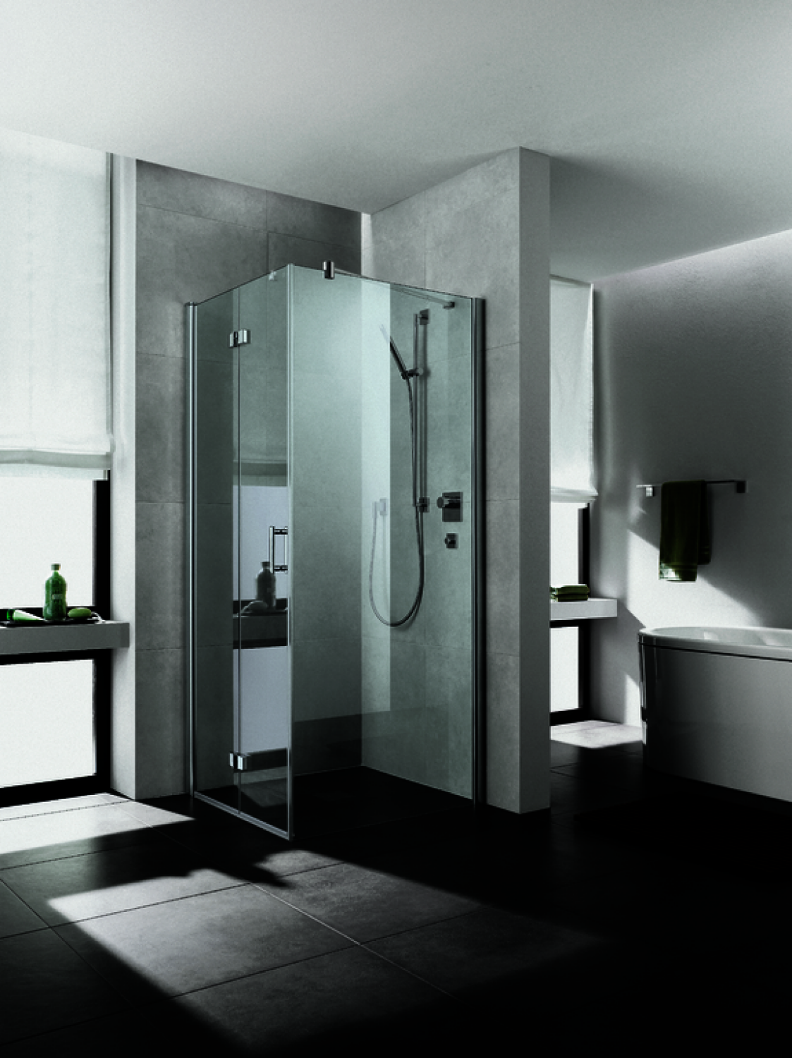 KR Kermi Seitenwand Diga TWD 1000x 2000 BV: 980-1000 SIHG ESG klar Clean
