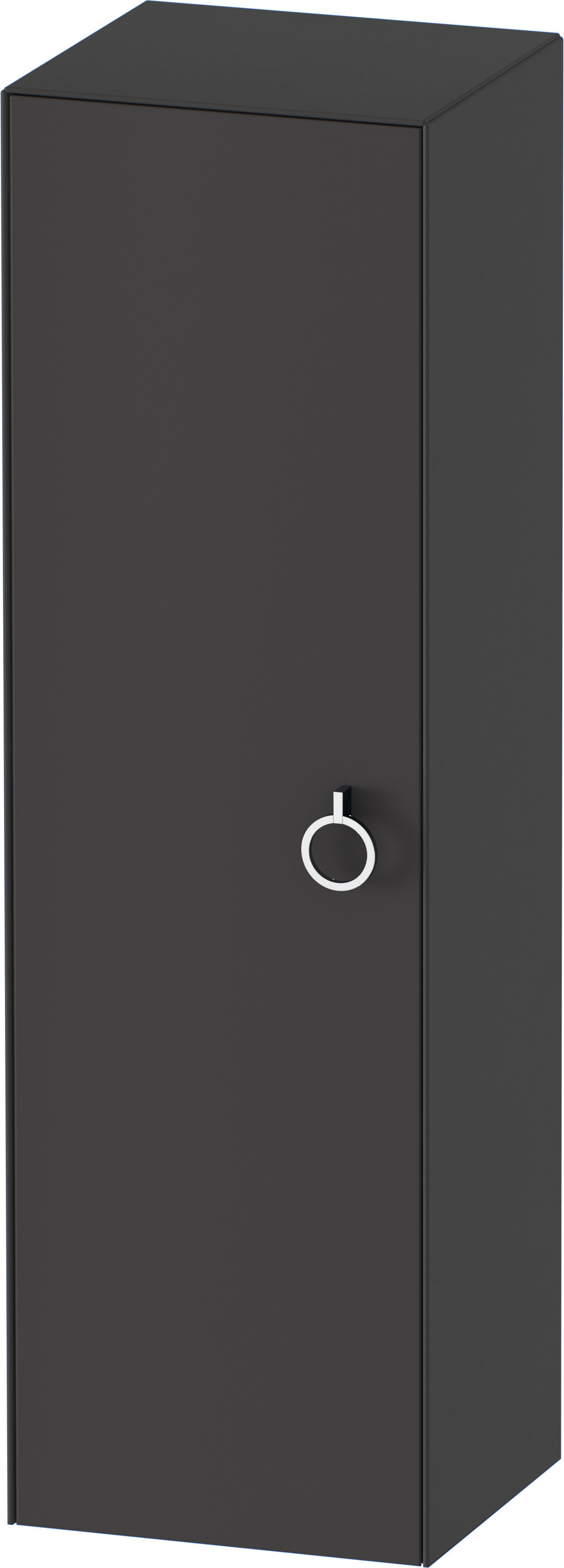 Duravit Halbhochschrank White Tulip,m.Griff TA l.,1320x400x360,Graphit Seidenmatt