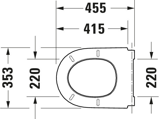 Duravit Qatego WC-Sitz, Weiß, m.Absenkautom. 369x463x44mm, Sitzgarnitur abnehmbar