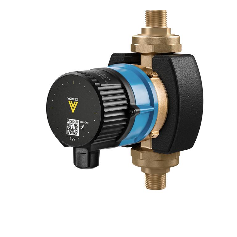 Vortex Pumpe BWO 155 V 12V mit Verschr. 1/2"a / LF15, DC-Dauerläufermodul