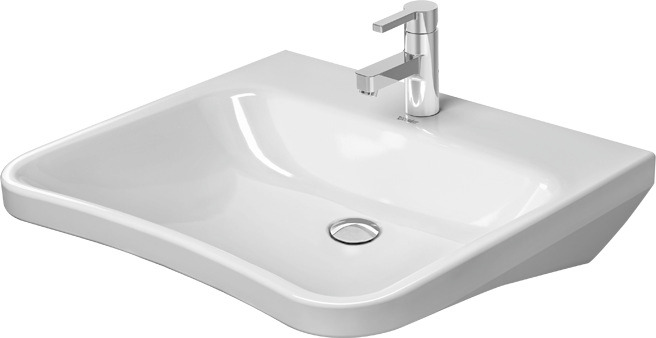 Duravit Waschtisch DuraStyle Vital Med 650 mm ohne ÜL, mit HLB, ohne HL, weiß WG