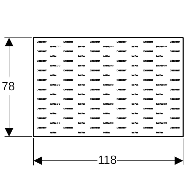 Geberit Schalldämmmatte Isol Flex L118x78 selbstklebend