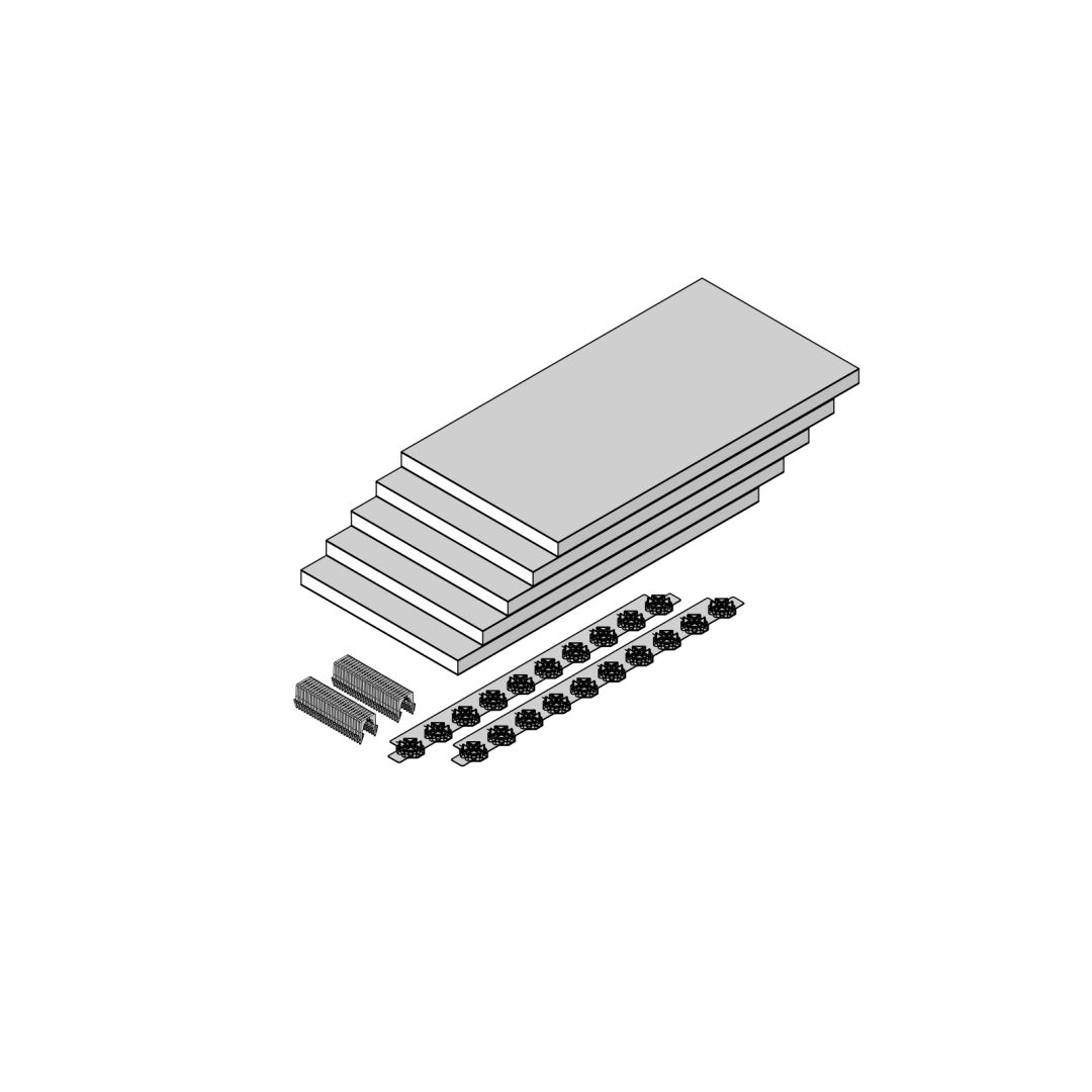 Kermi x-net C11 Kombi-Set 11 mm 2,3 m2 Dämmung 11 mm und Zubehör