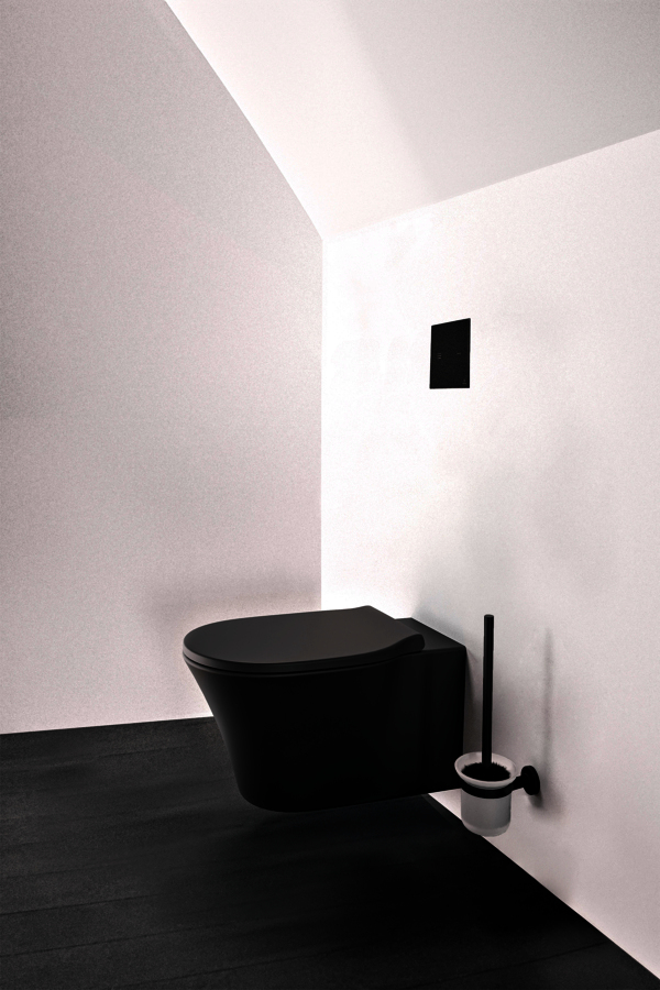 IS Wand-T-WC Connect Air AquaBlade unsichtbare Bef. 360x540x350mm Schwarz