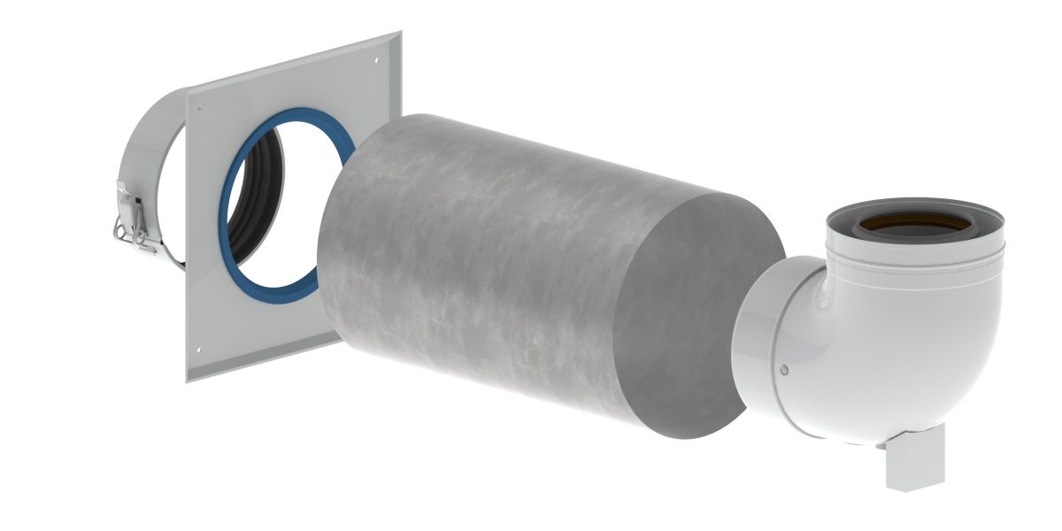 Remeha Stützbogen PPS DN 80/125