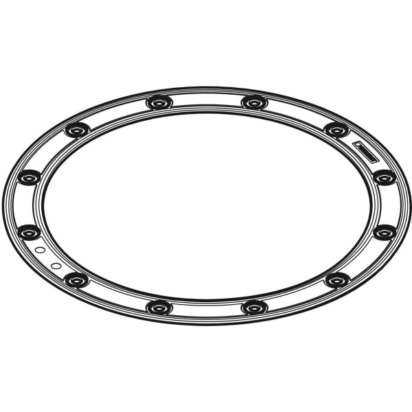 Geberit Set Flachdichtung zu Geberit Pluvia Dachwassereinlauf 25L/s