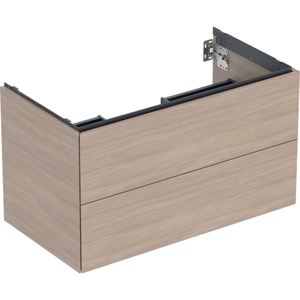 Geberit ONE Unterschrank für WT/-Platte 2 Schubl., 88,8x50,4x47cm, Eiche