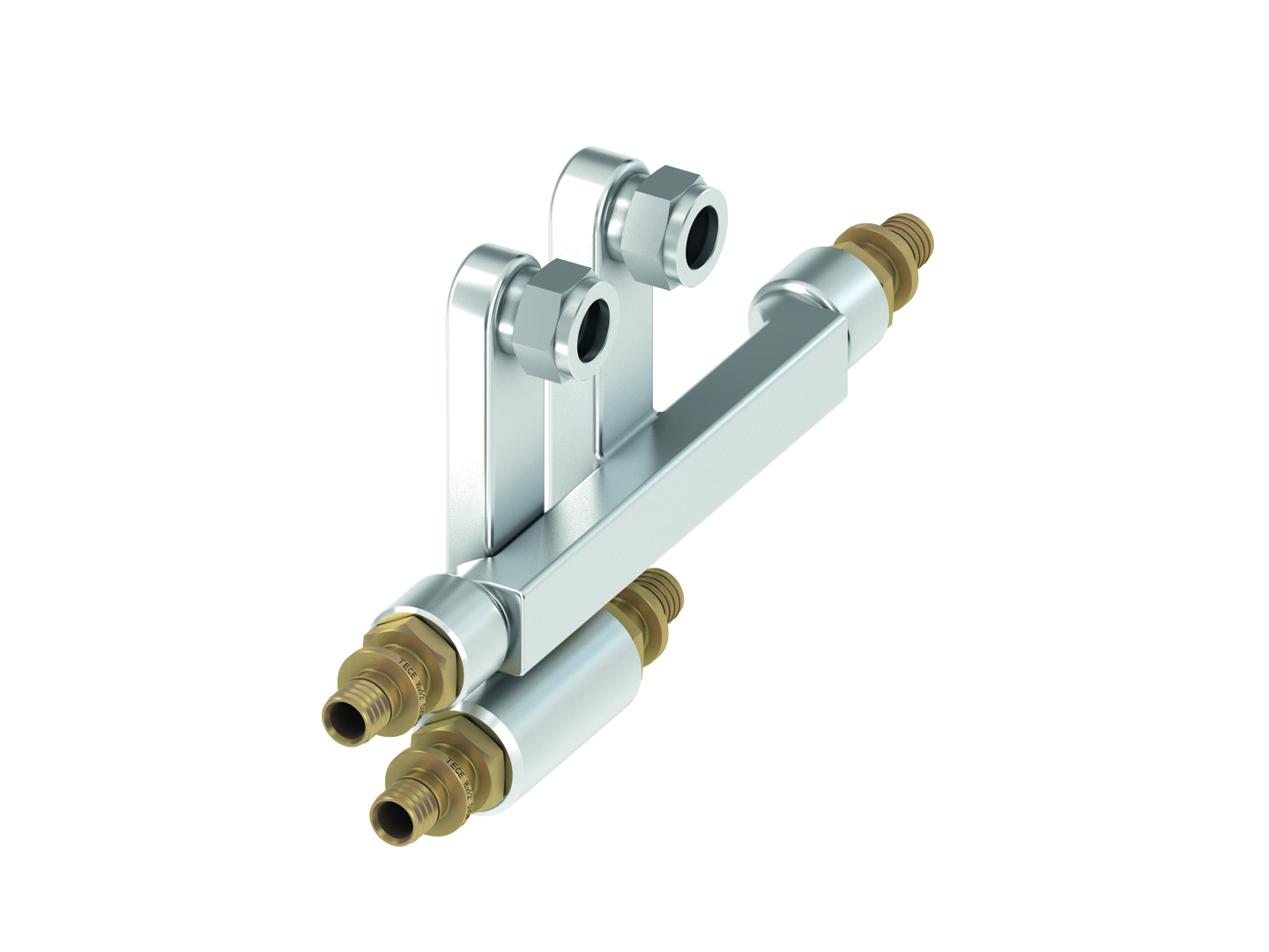 TECEflex SLHK-Anschlussgarnitur Stopfen x 15 CU x 16, vernickelt