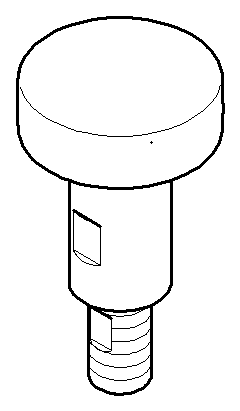 DO Zugstange für Umstellung ERSATZTEILE 90310913900 D 26 x 47,3 mm Chrom