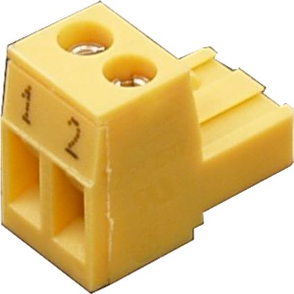 Wolf Gegenstecker gelb 2-polig für R20 DigiCompact