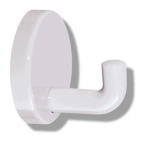 HEWI Einzelhaken Ser 477,d:50mm,T:46mm, suizidhemmende Ausf. reinweiß