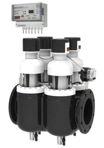 JUDO Automatik-Rückspül-Schutzfilter JPF-QC-ATP DN 125 30 ym potenzialfrei
