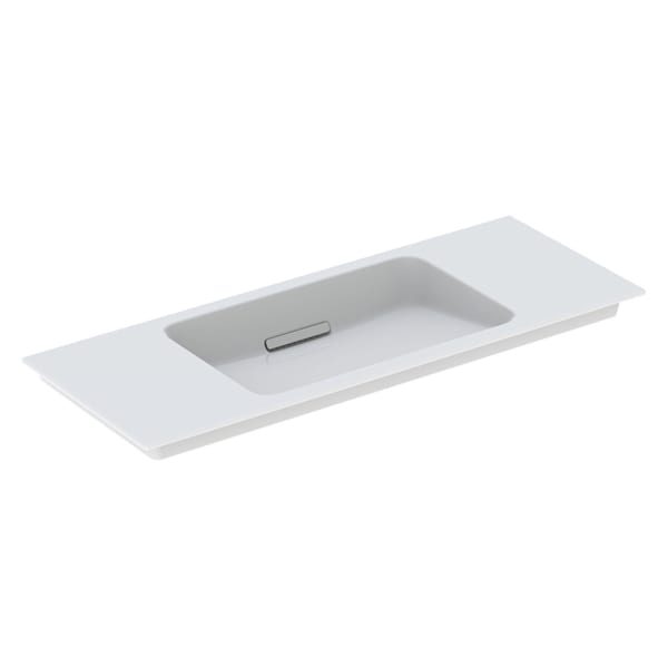 Geberit ONE MWT, 105x40cm, CleanDrain v.Ausld o.Hl., Ül. verd., weiß Tect/weiß glzd