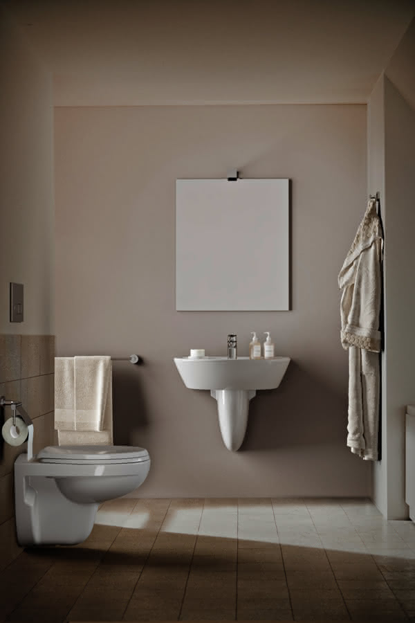 IS Waschtisch Eurovit, 1 Hl., m.Ül., 600x470x160mm, Weiß