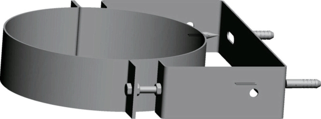 Wolf Wandhalterung DN225 verstellbar aus Edelstahl Wolf Wandhalterung DN225 verstellbar aus Edelstahl