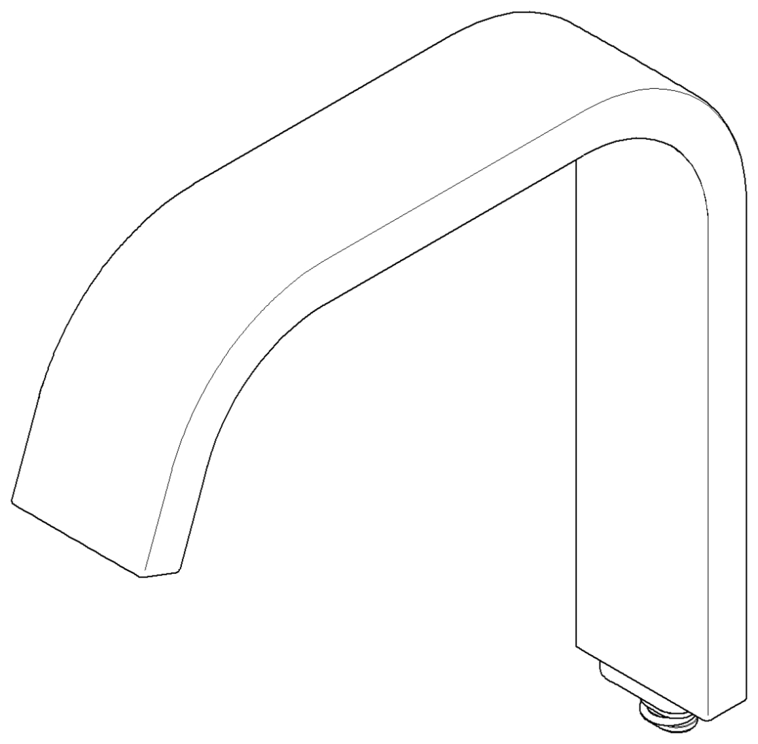 DO Auslauf ERSATZTEILE 90282226600 35 x 166 x 161 mm Chrom