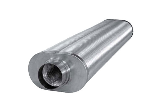Maico Flacher Ovalschalldämpfer RSOF 10/50 Länge 500 mm, DN100 Maico Flacher Ovalschalldämpfer RSOF 10/50 Länge 500 mm, DN100